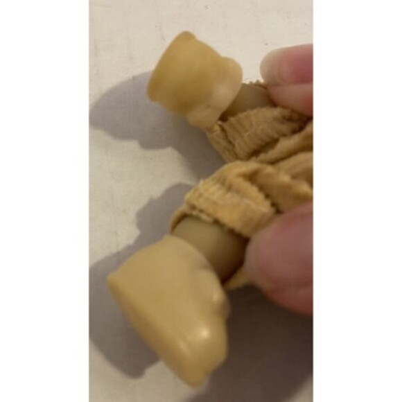 Vintage Plush Cabbage Patch Hugger Mini Boy Bald Baby Doll Magnet Made In Korea - Picture 5 of 7